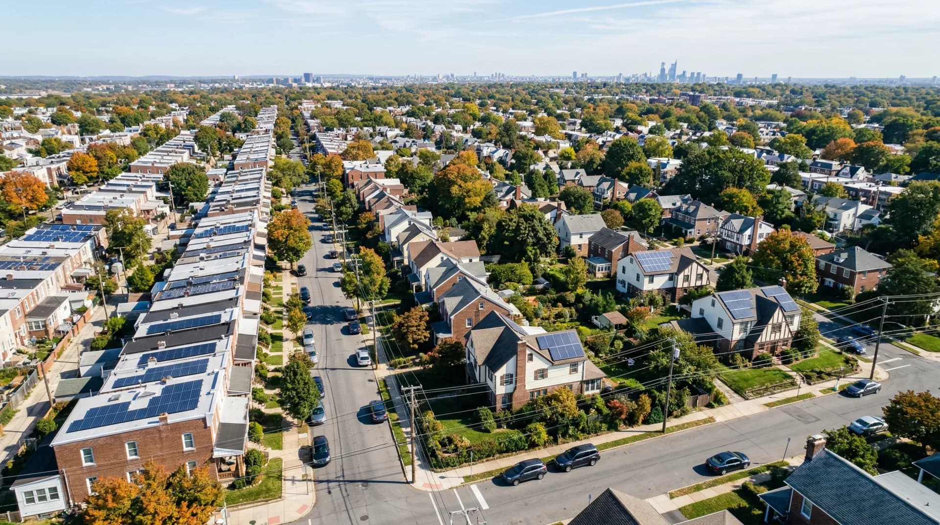 Side-by-side comparison of solar installations across Pennsylvania homes