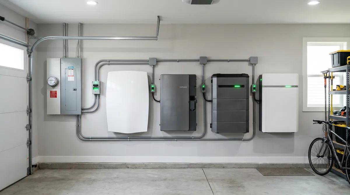 Home battery systems installed in a residential setting