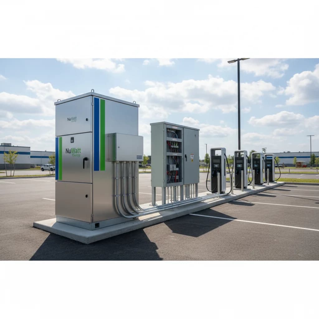 Commercial solar installation on large building rooftop