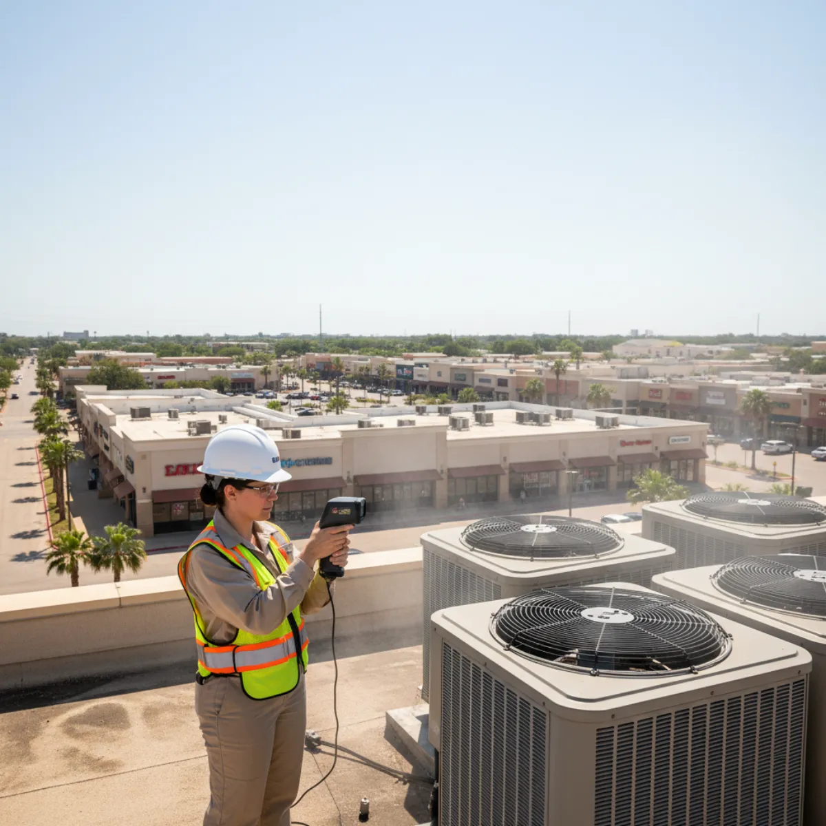Commercial energy audit and solar sizing analysis for a Texas commercial building