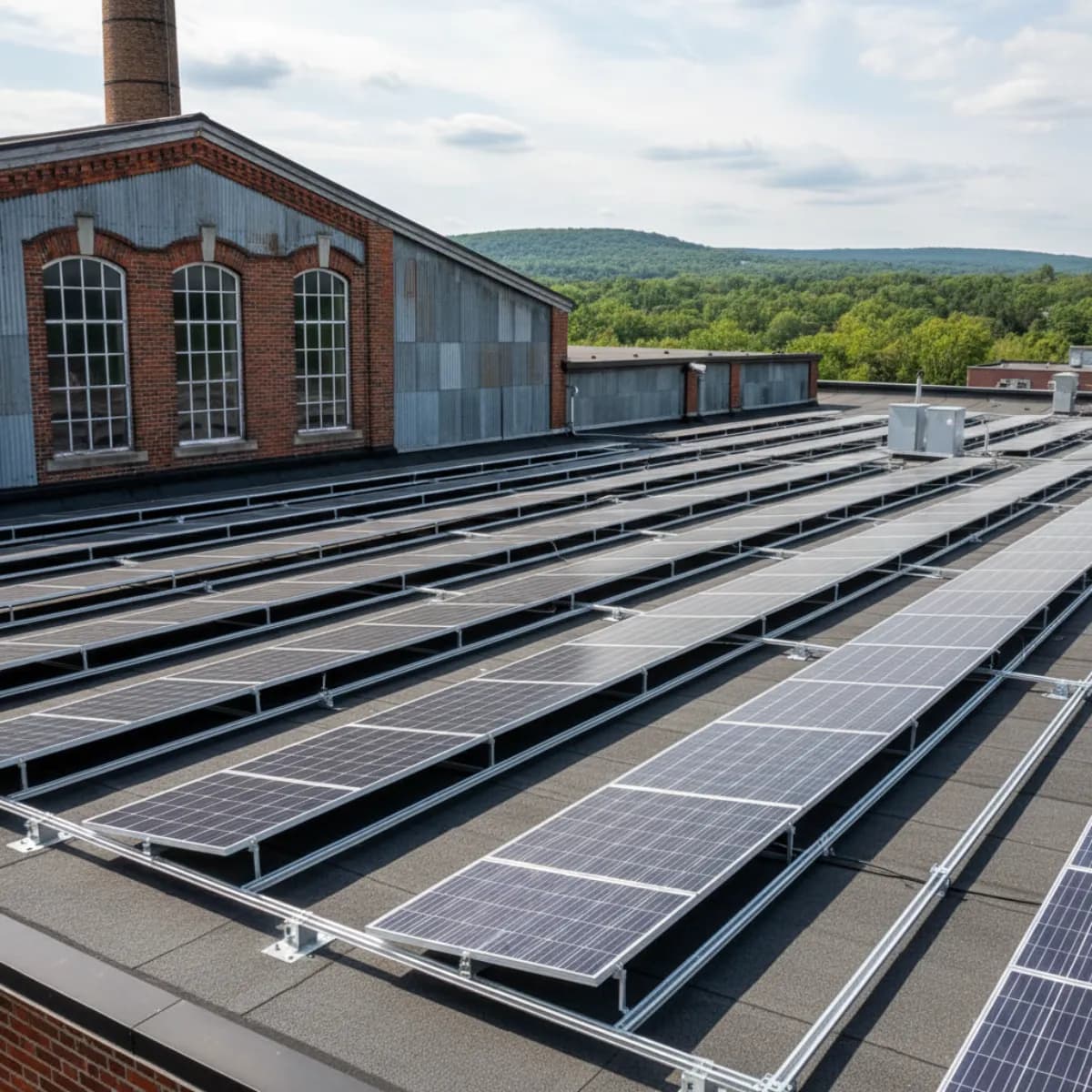 Commercial solar IRR calculator showing 25-year cash flow projections for Connecticut businesses