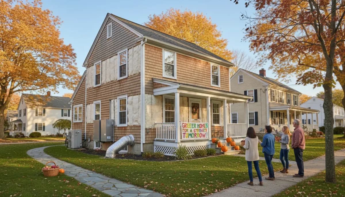 Connecticut income-eligible household receiving free Energize CT home energy improvements
