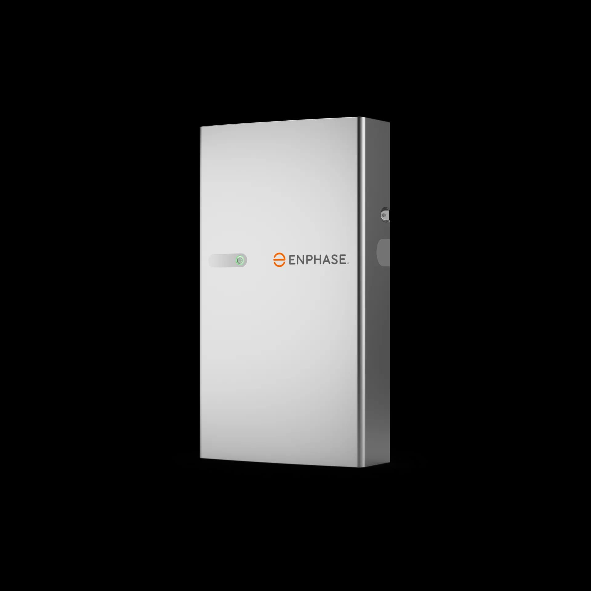 Enphase IQ Battery 5P modular home battery system wall-mounted in a garage