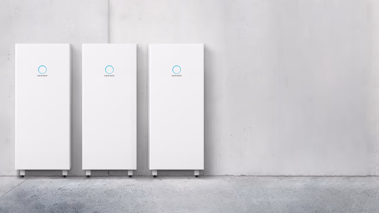 sonnenCore+ 10 home battery system with sleek white design