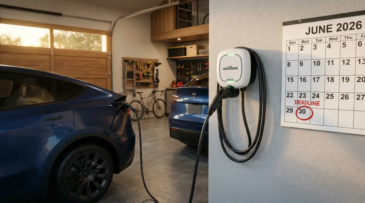 Home EV charger installation and the expired Section 30C tax credit
