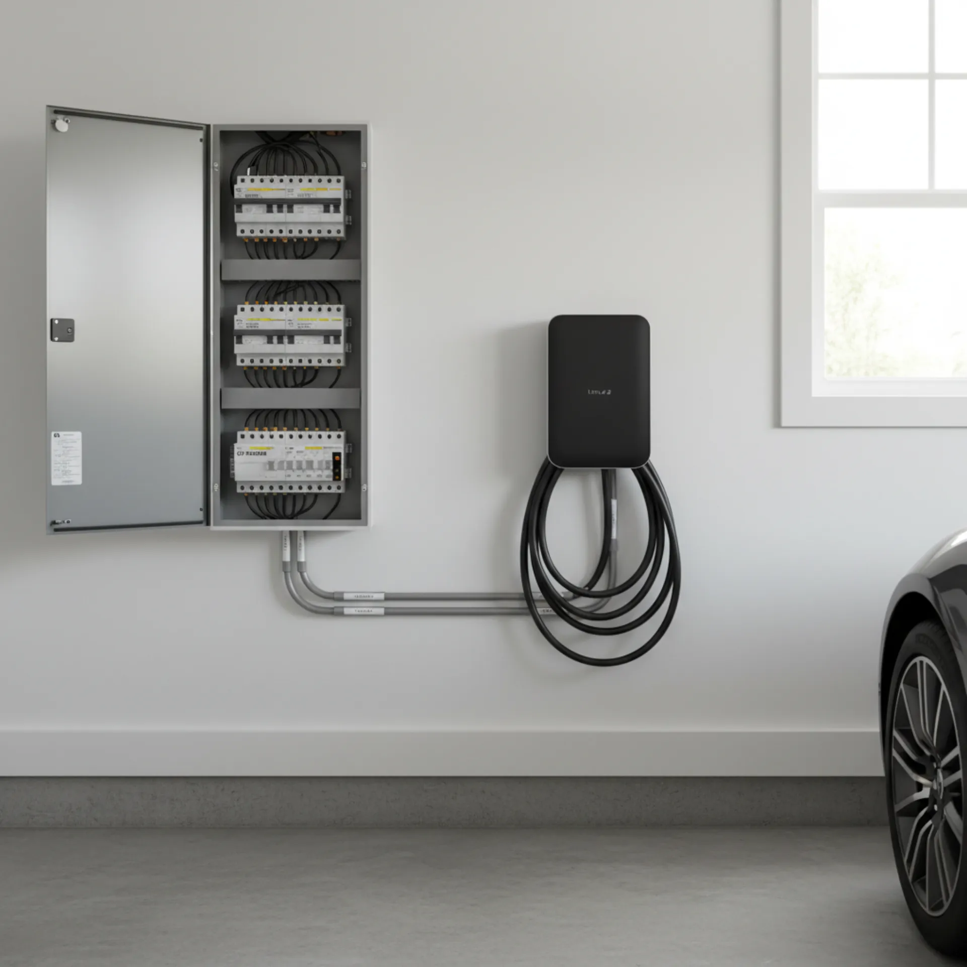 Electrical panel dedicated to a home EV charger — Section 30C eligibility