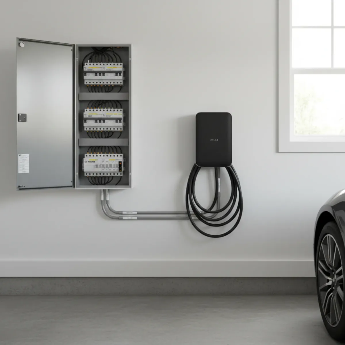 Electrical panel dedicated to a home EV charger — Section 30C eligibility