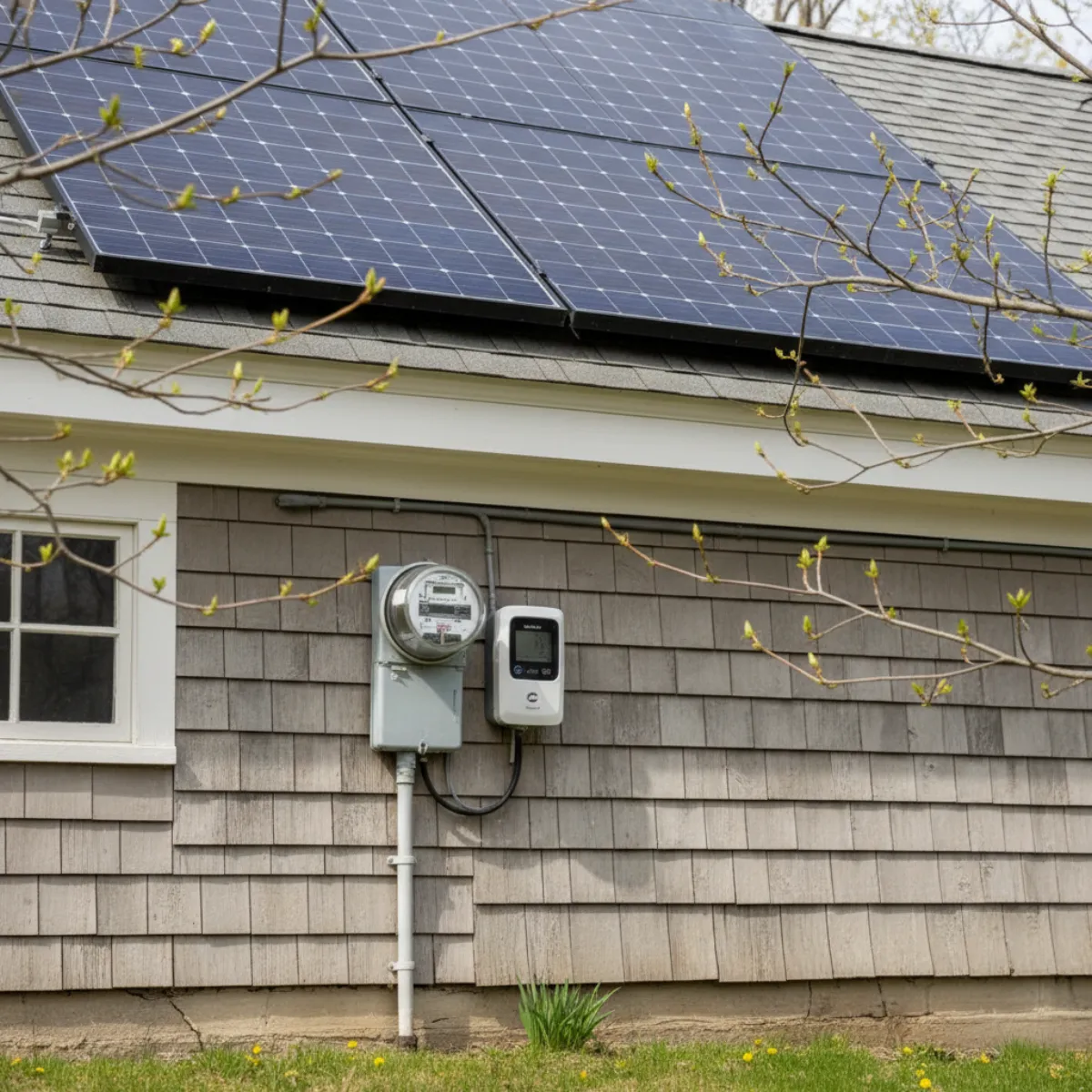 Massachusetts SMART program policy documents and solar installation representing 2026 rule changes