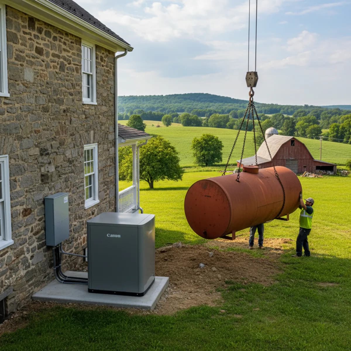 Bosch IDS 2.0 heat pump on a western PA home