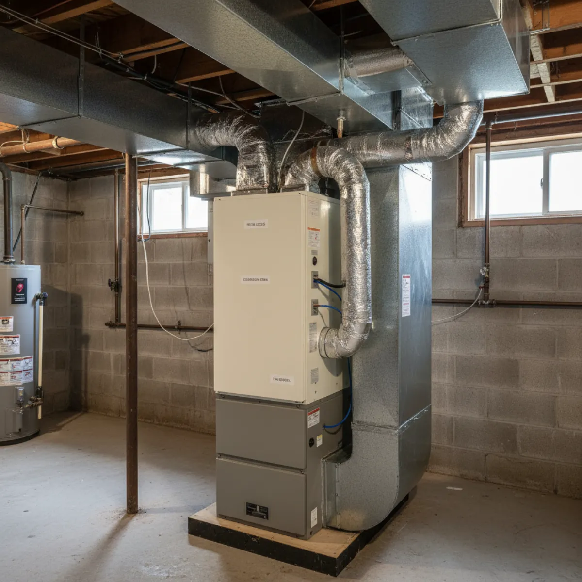 Daikin Fit side-discharge heat pump on a Massachusetts home