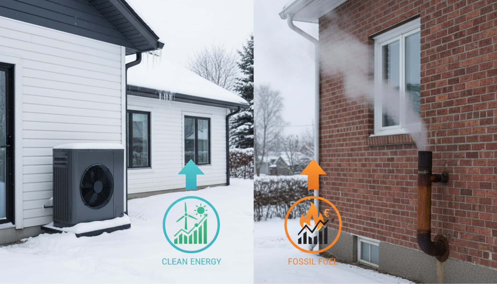Heat pump vs gas furnace running cost comparison