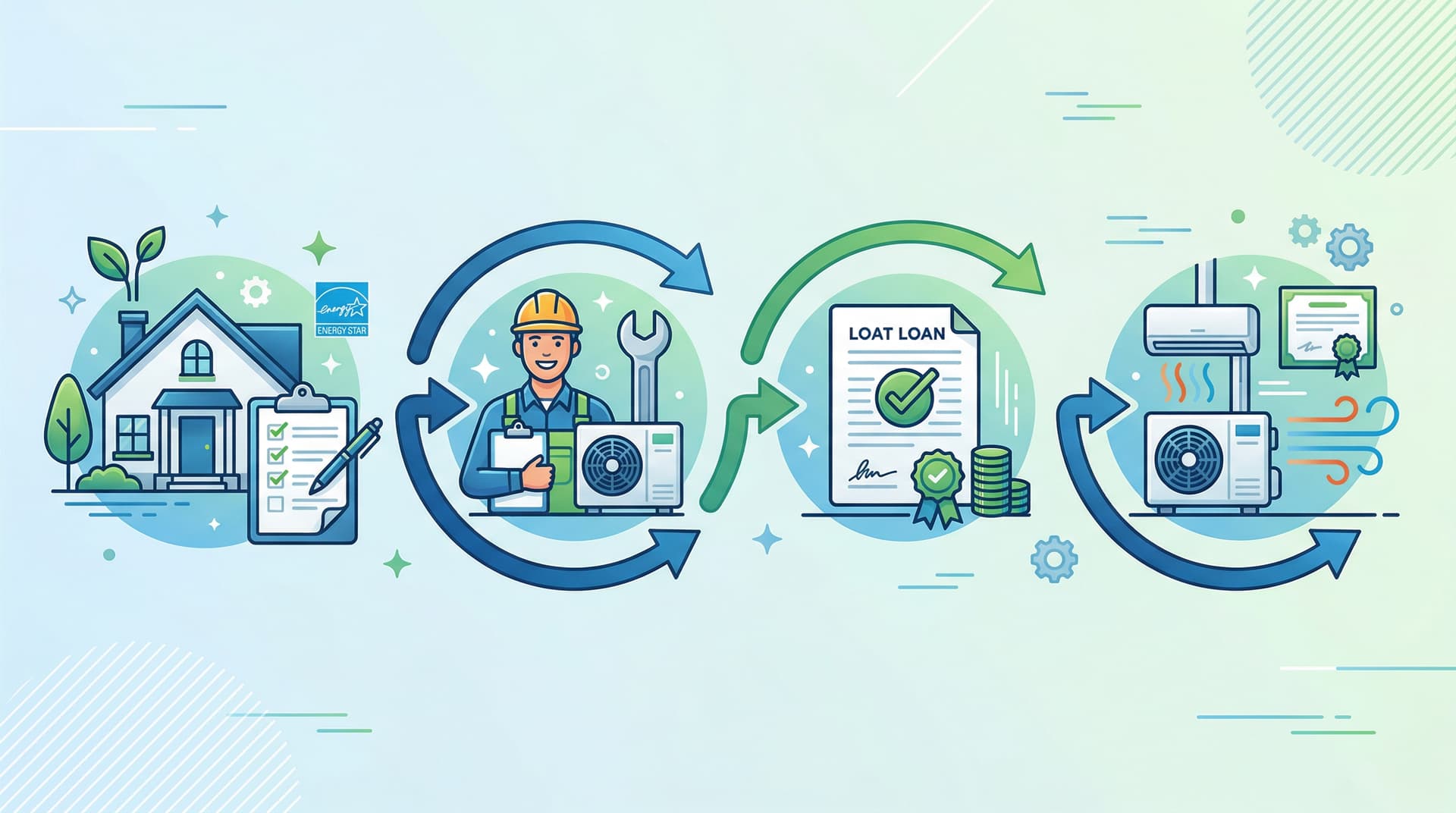 Mass Save HEAT Loan application process — from energy assessment to 0% financing approval