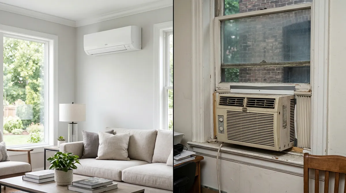 Mini split vs window AC comparison