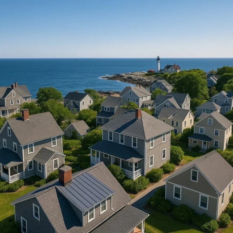 Solar installation in Maine