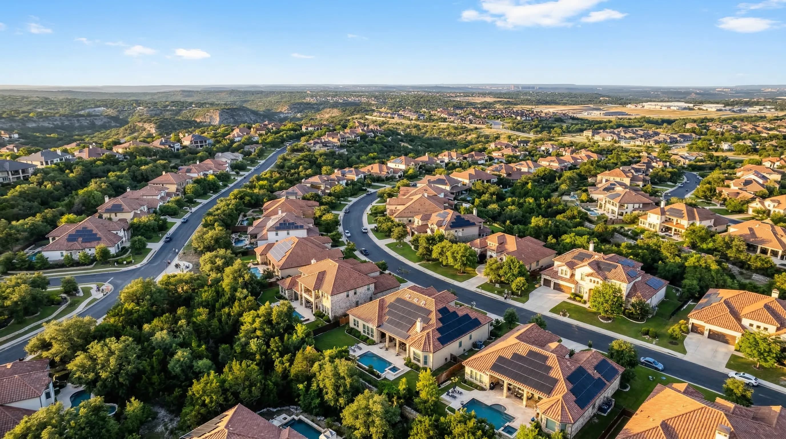 Solar panels on San Antonio home with CPS Energy territory