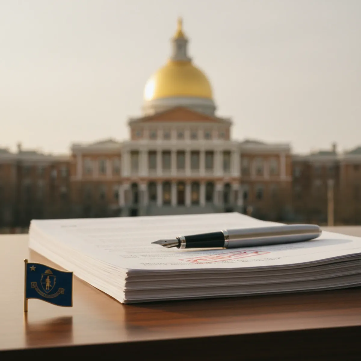 Massachusetts State House debate over Mass Save funding in 2026