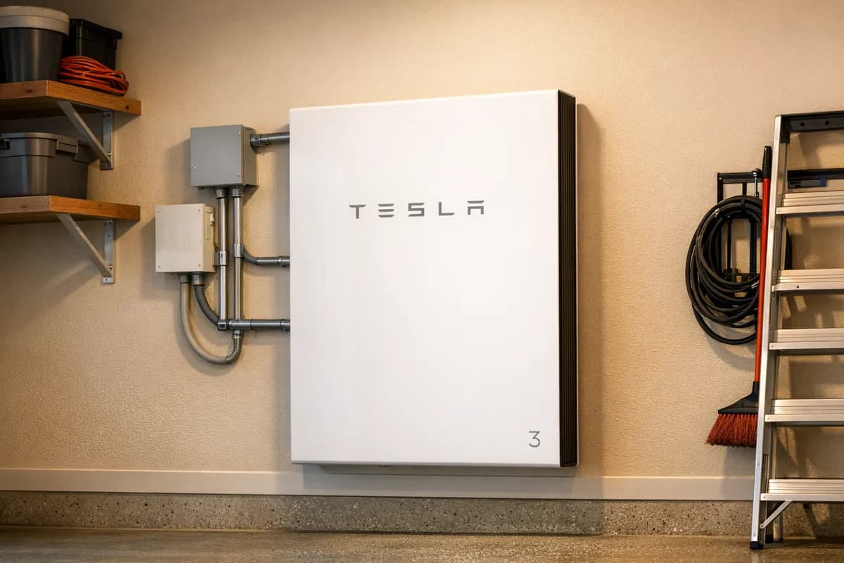 Home battery storage installation in Massachusetts