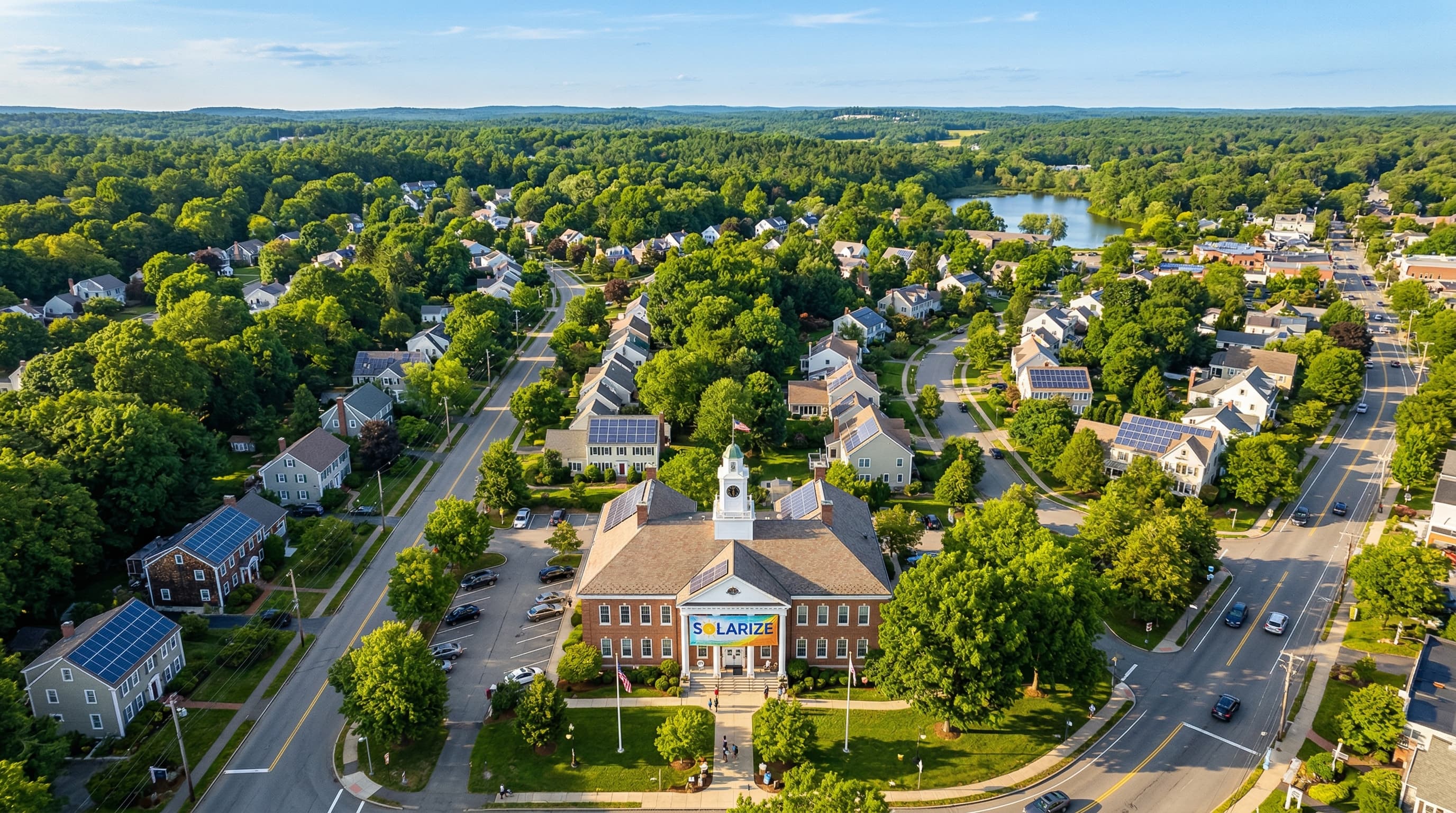 Massachusetts town meeting for a Solarize solar group buying campaign
