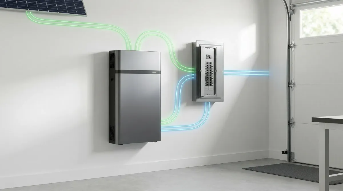 Home battery storage system for ConnectedSolutions demand response