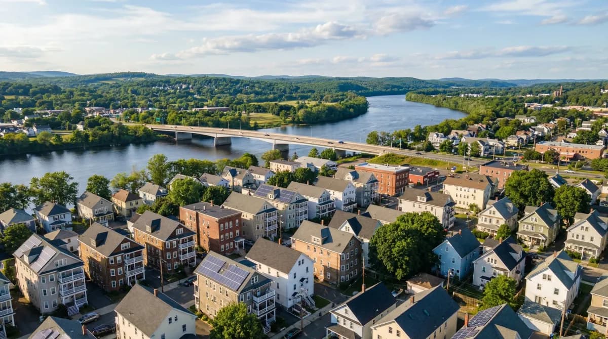 Solar panels in Chicopee, Massachusetts — Chicopee Municipal Lighting Plant service area