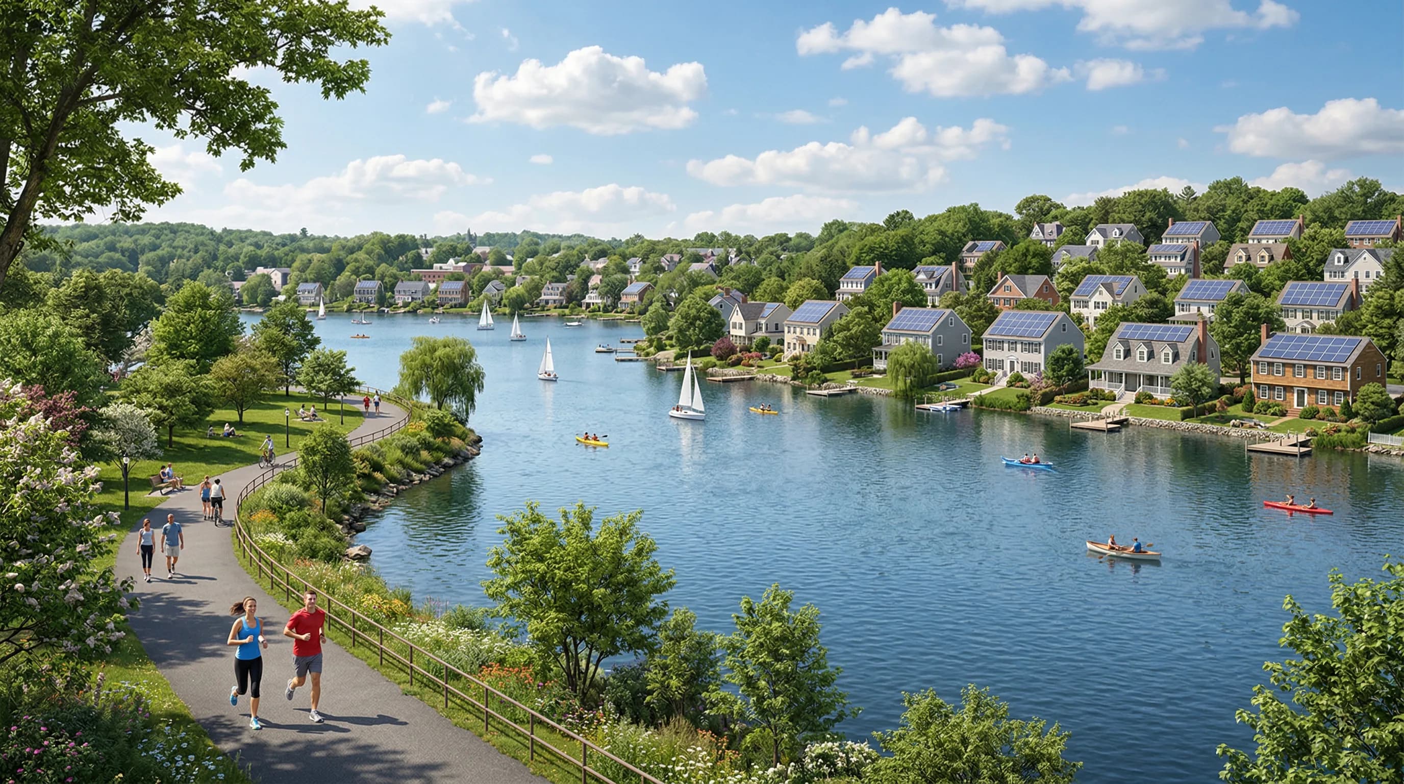 Solar panels in Wakefield, Massachusetts — Wakefield Municipal Gas and Light Department service area