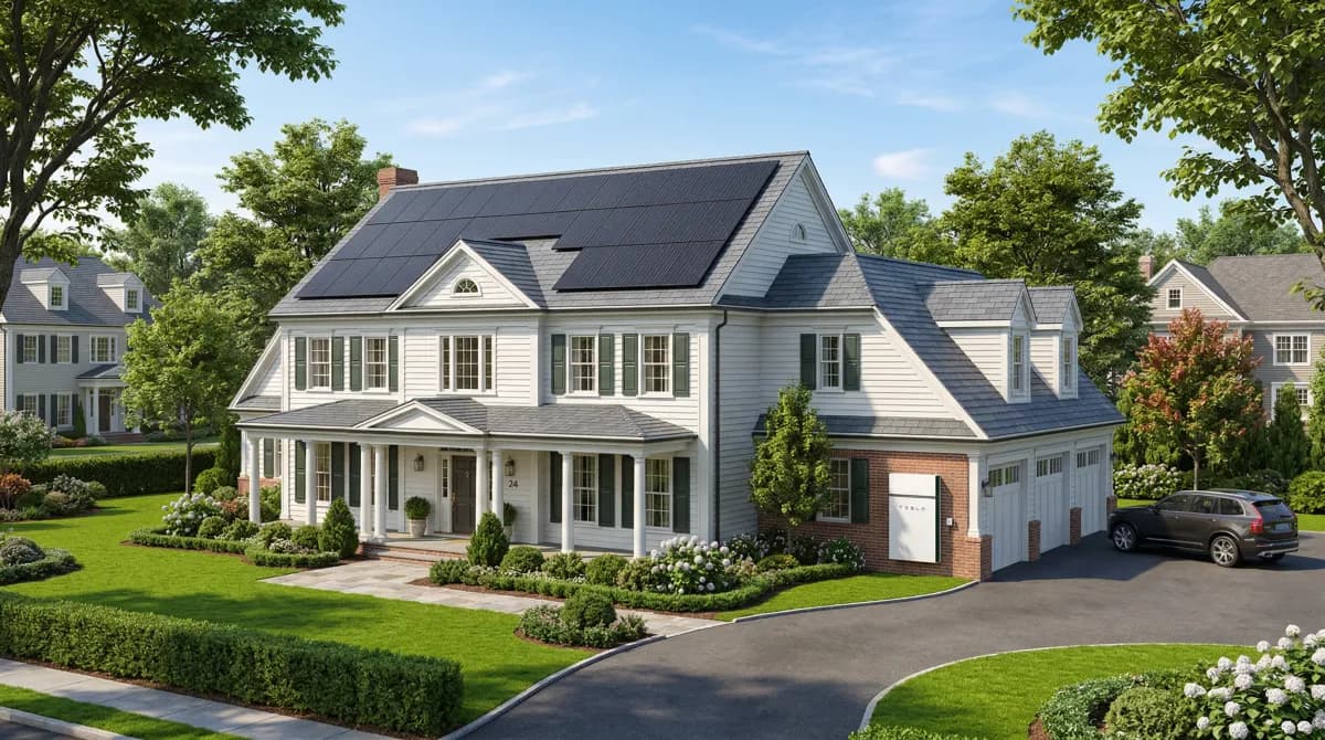 Solar panels in Wellesley, Massachusetts — Wellesley Municipal Light Plant service area