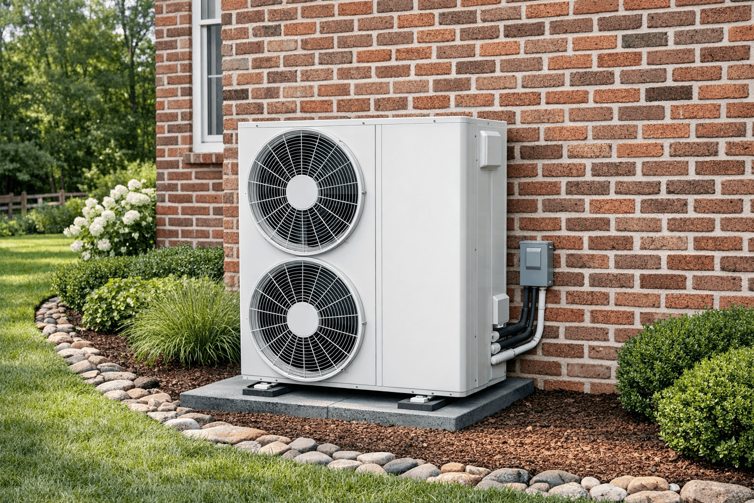Heat pump system installed at a New Jersey home