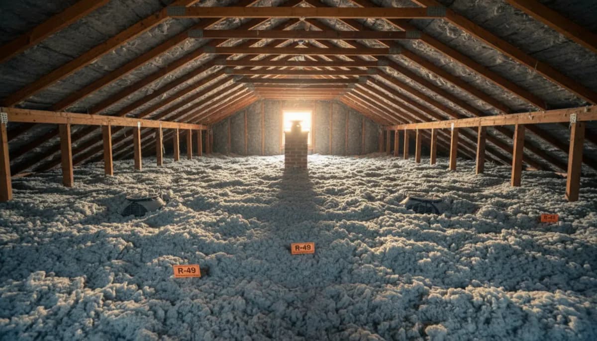 NHSaves insulation rebates -- blown-in attic and wall insulation for NH homes