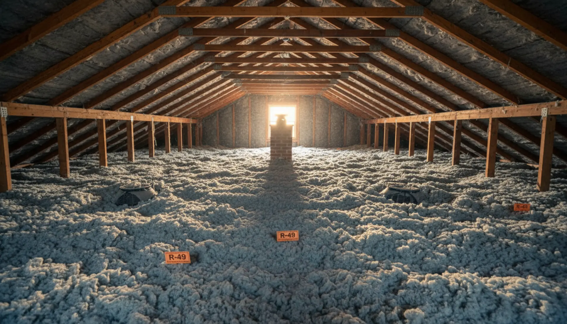 NHSaves insulation rebates -- blown-in attic and wall insulation for NH homes