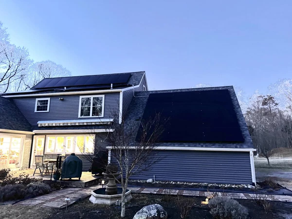 Solar installation in Clinton, MA