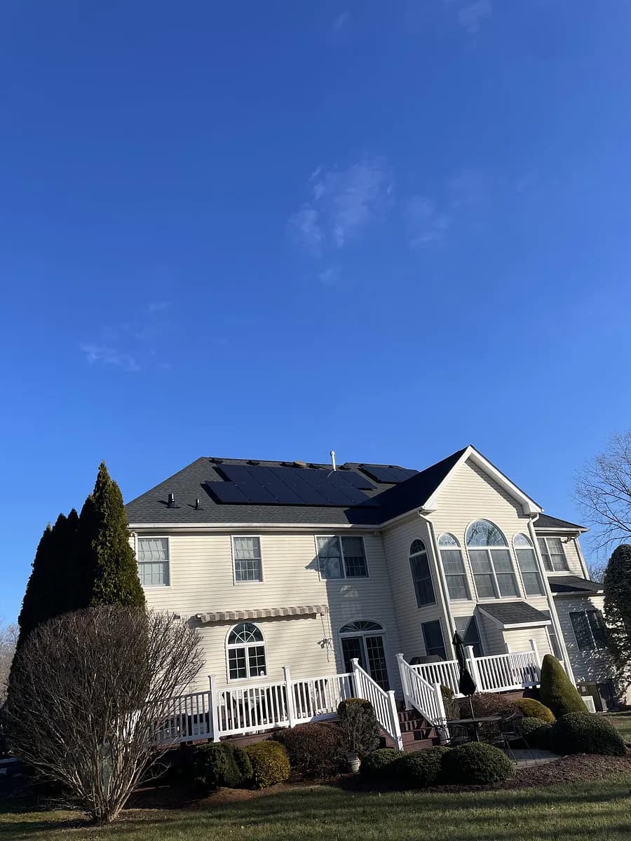 Solar installation in Holmdel, NJ