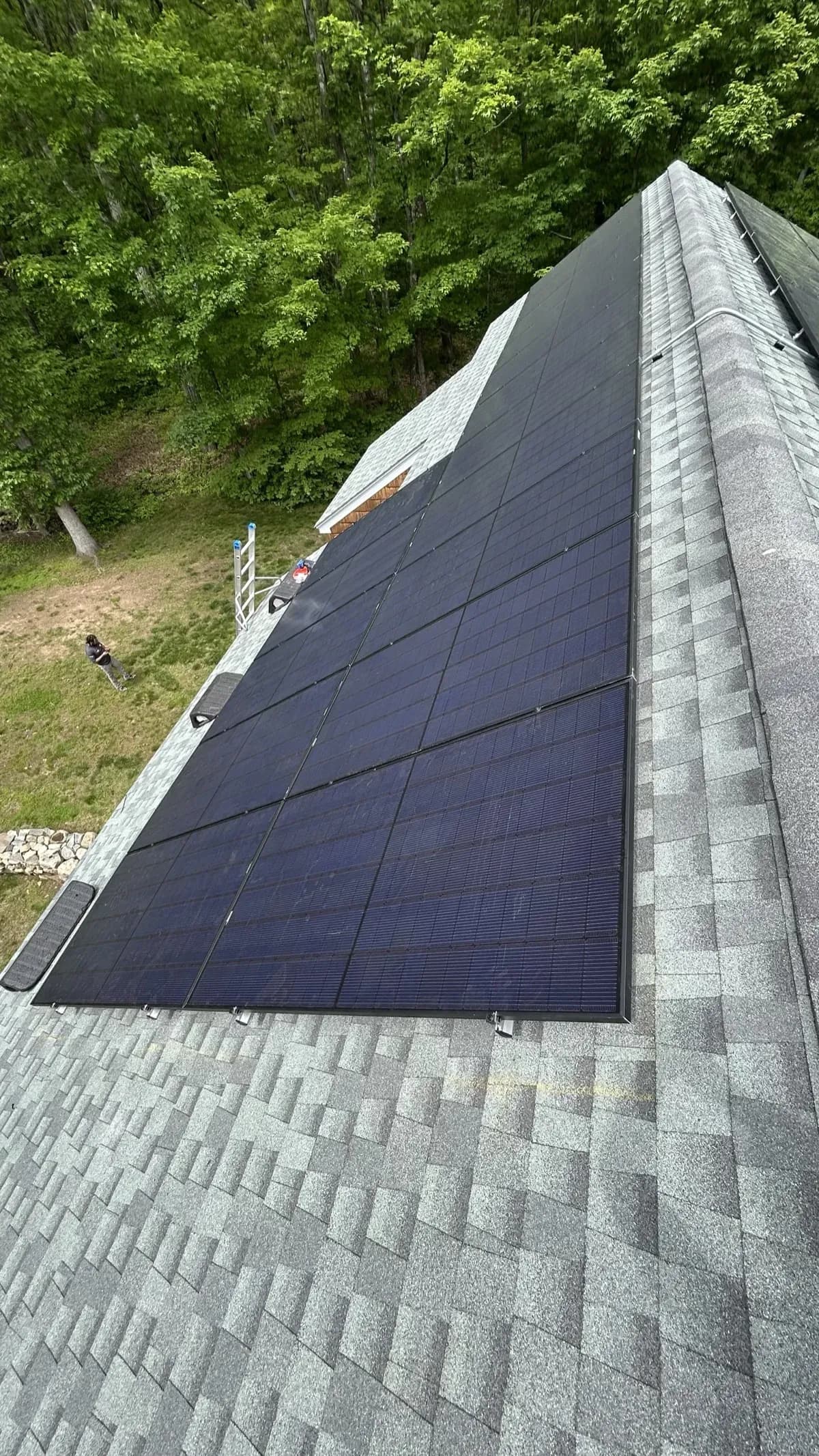 Solar installation in Avon, CT