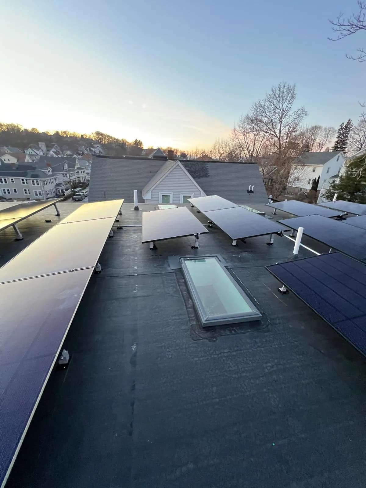 Solar installation in Brighton, MA