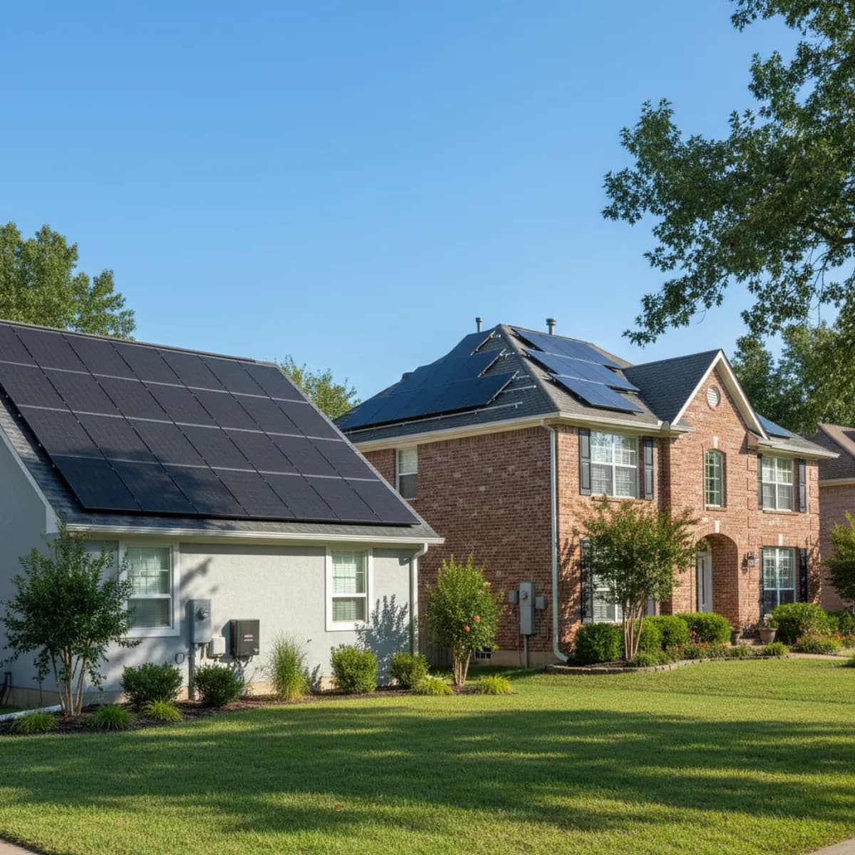 Rooftop solar on a home financed through the Propel program