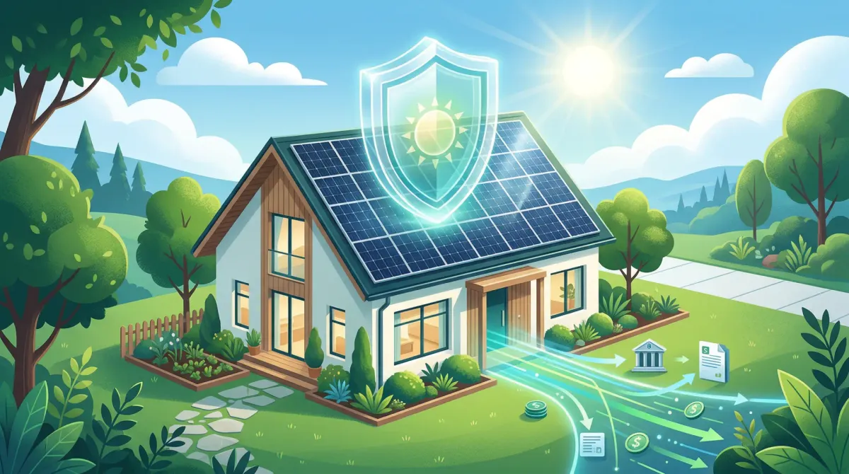 Propel solar financing compared to predatory leases — showing fixed payments, ownership at year 5, and $0 dealer fees