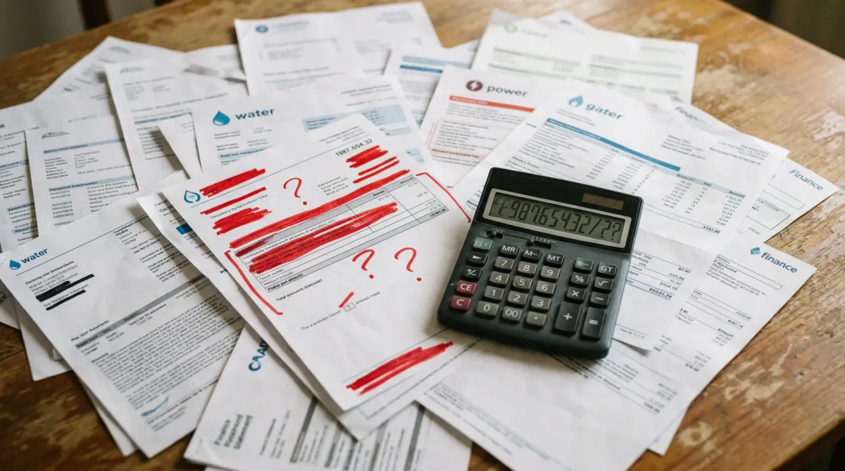Confusing community solar billing statements showing credit discrepancies and dual billing issues in Maine