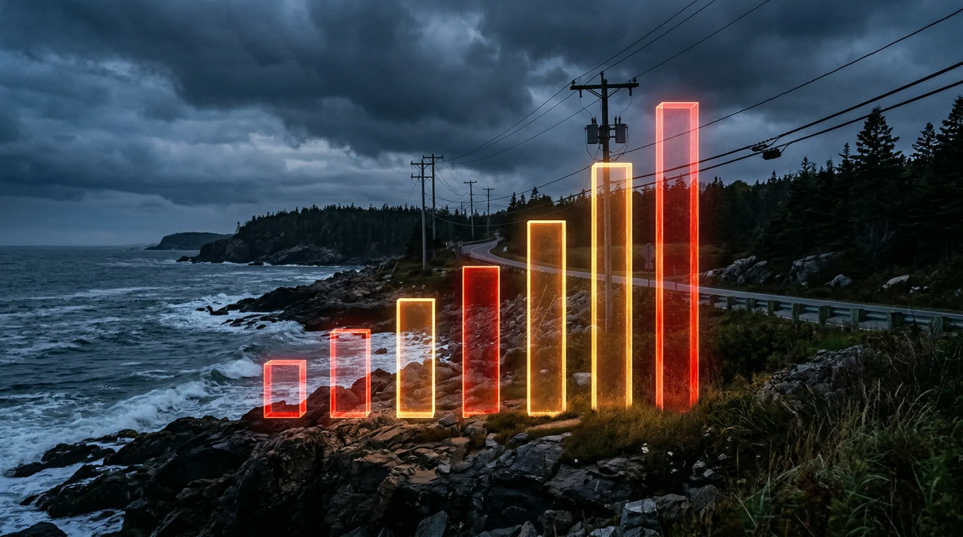 CMP electricity rate increases in Maine showing rising costs from 2020 to 2026