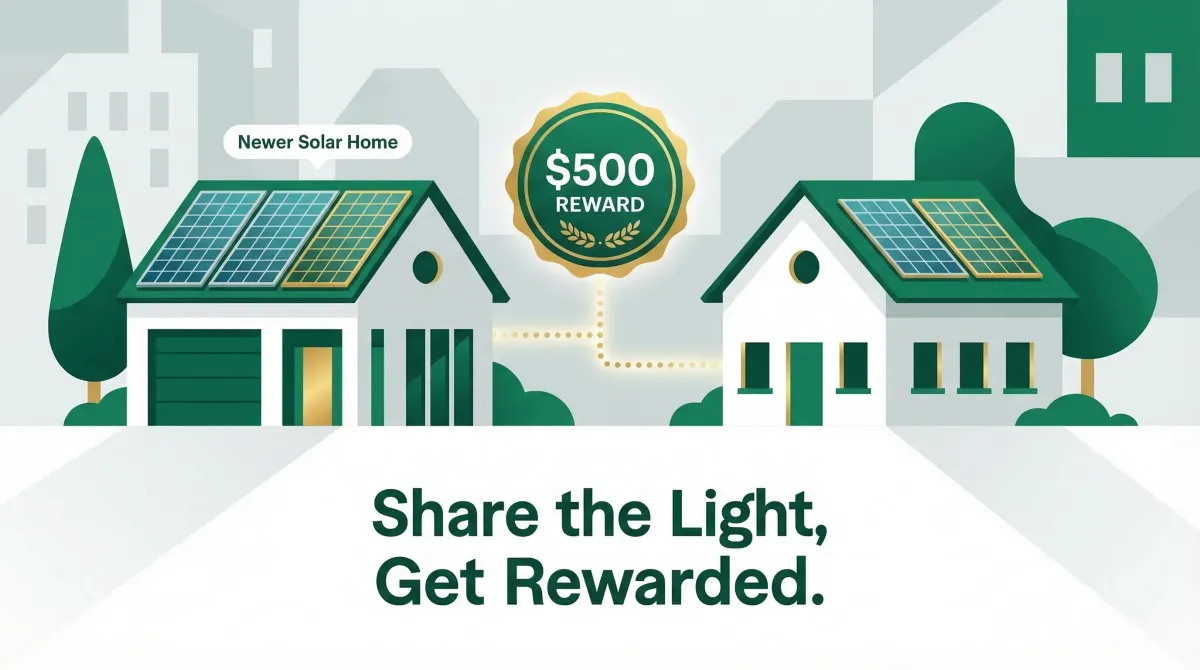 NuWatt Energy solar referral program — earn $500 for every friend who goes solar