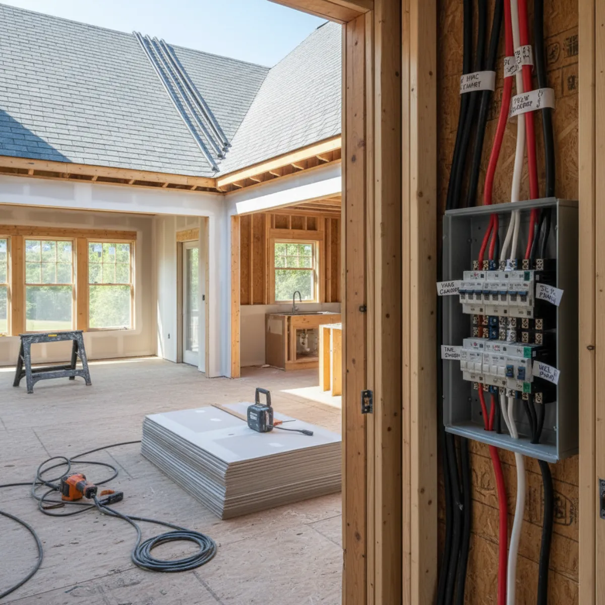 Rhode Island 2024 IECC electric-ready building code — new construction with electric panel