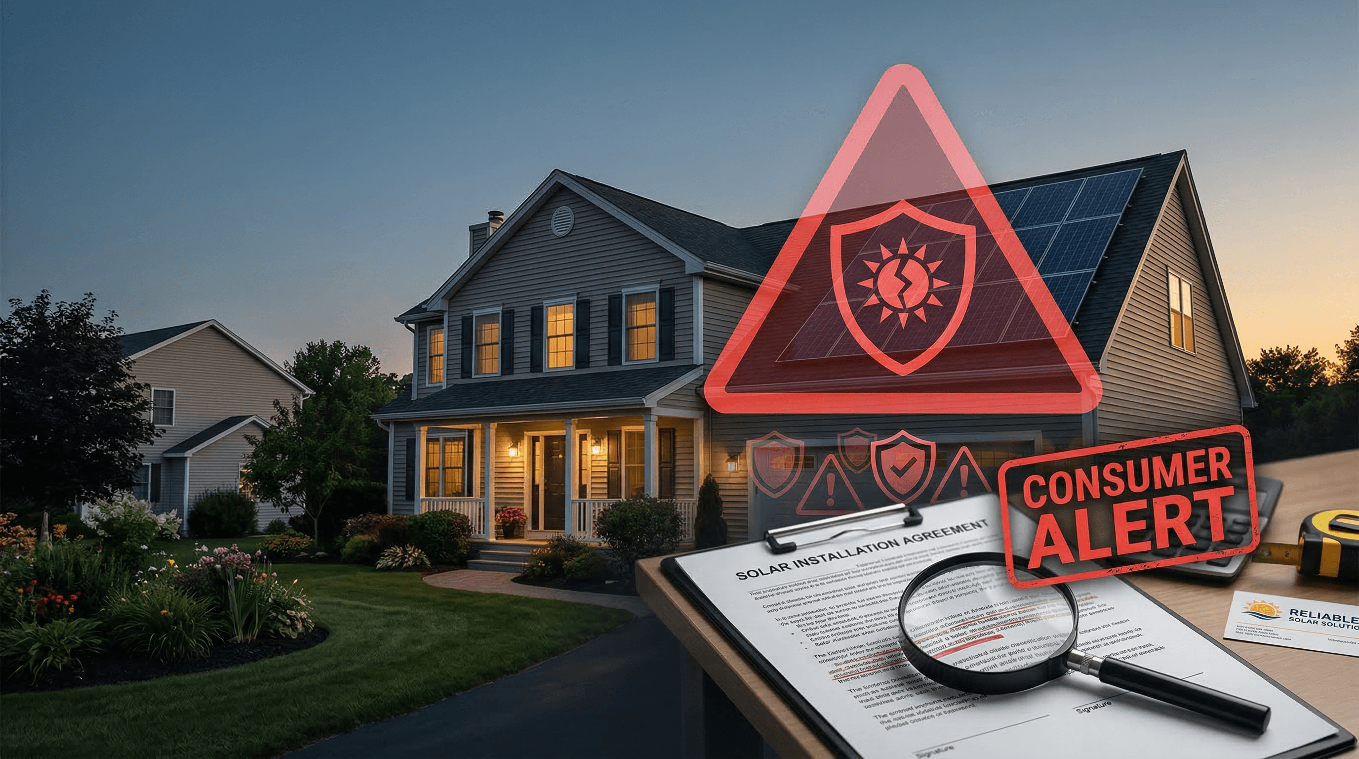 Solar scam warning flags for Connecticut homeowners