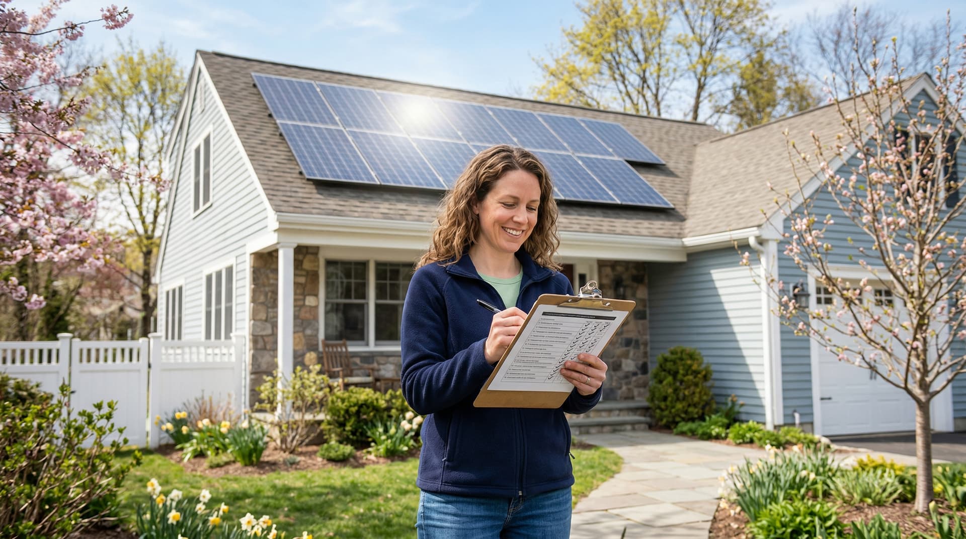 Annual solar performance review checklist for Massachusetts homeowners