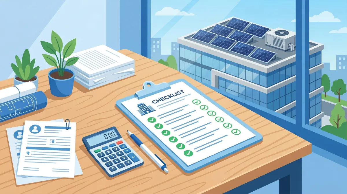 C-PACE application checklist for Massachusetts commercial solar financing