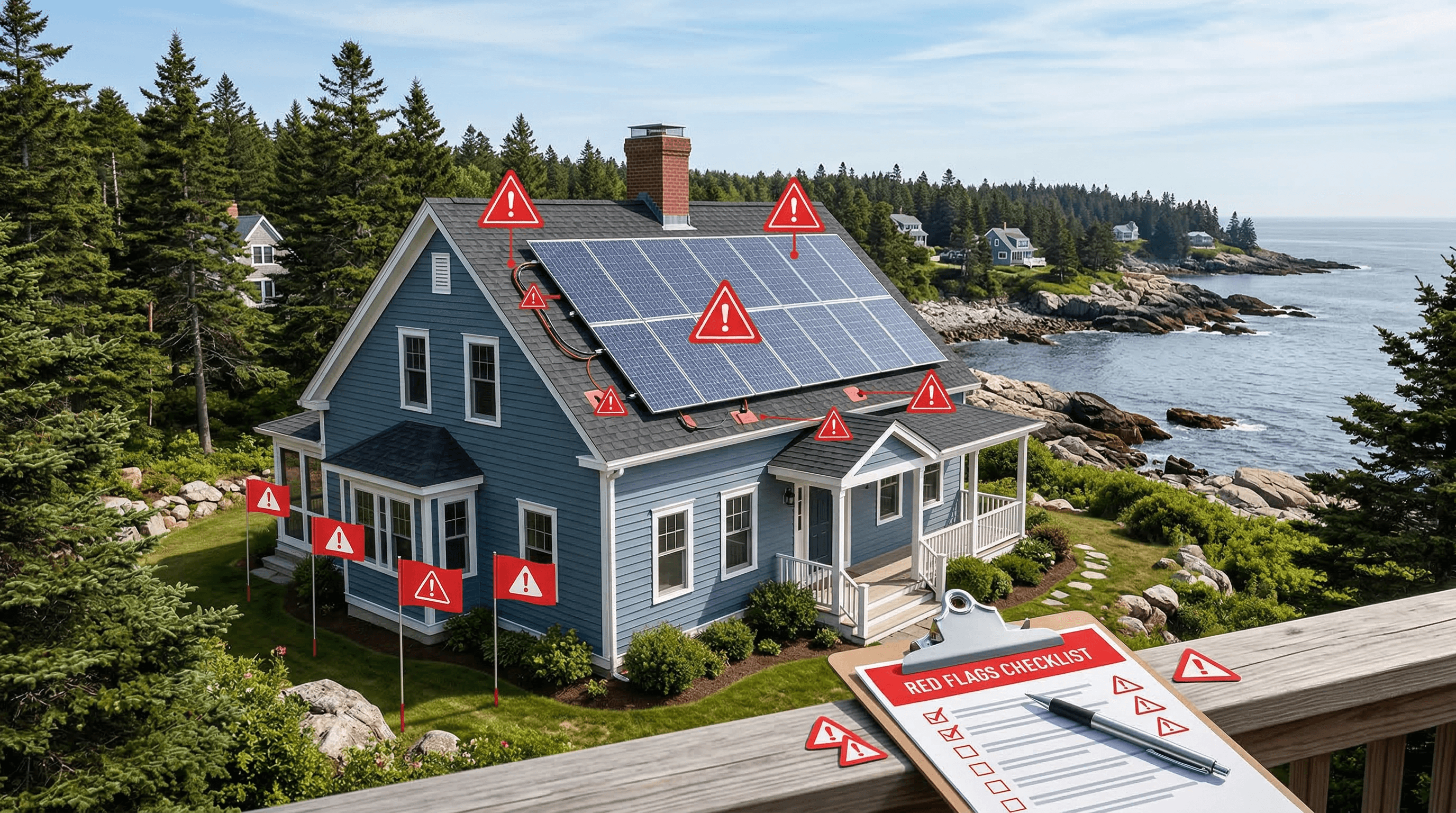 Solar scam warning flags for Maine homeowners