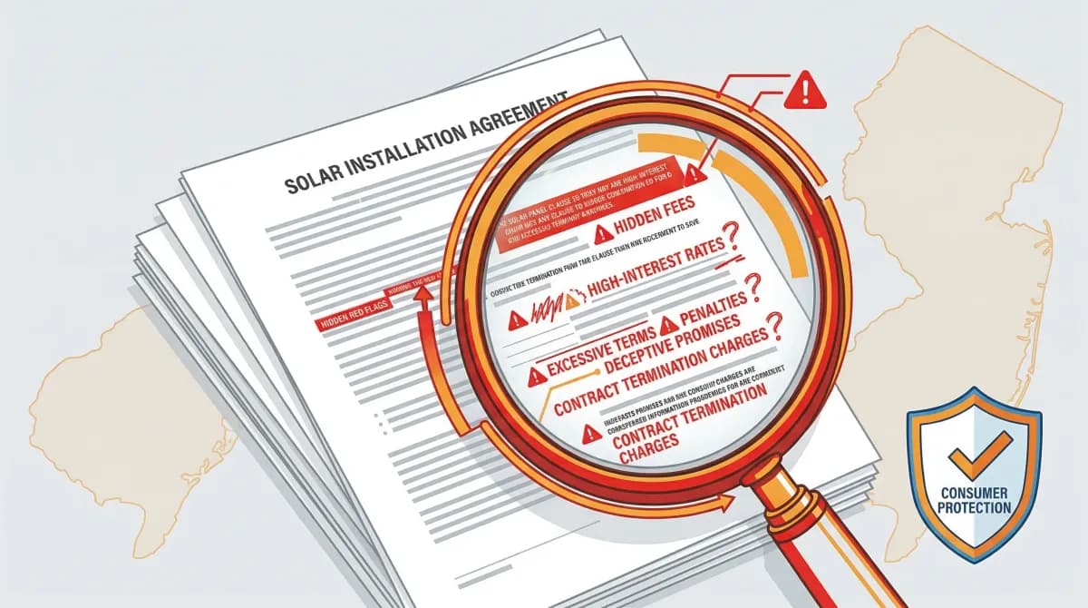 Solar scam warning flags for New Jersey homeowners