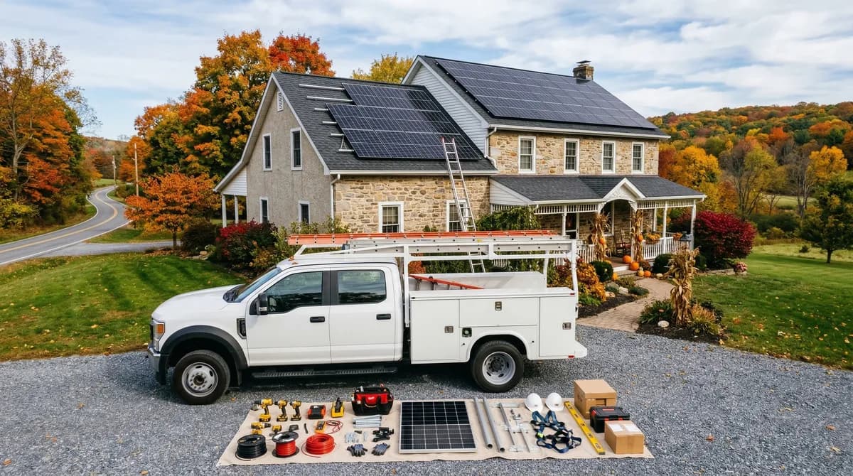 Professional solar installation in Pennsylvania