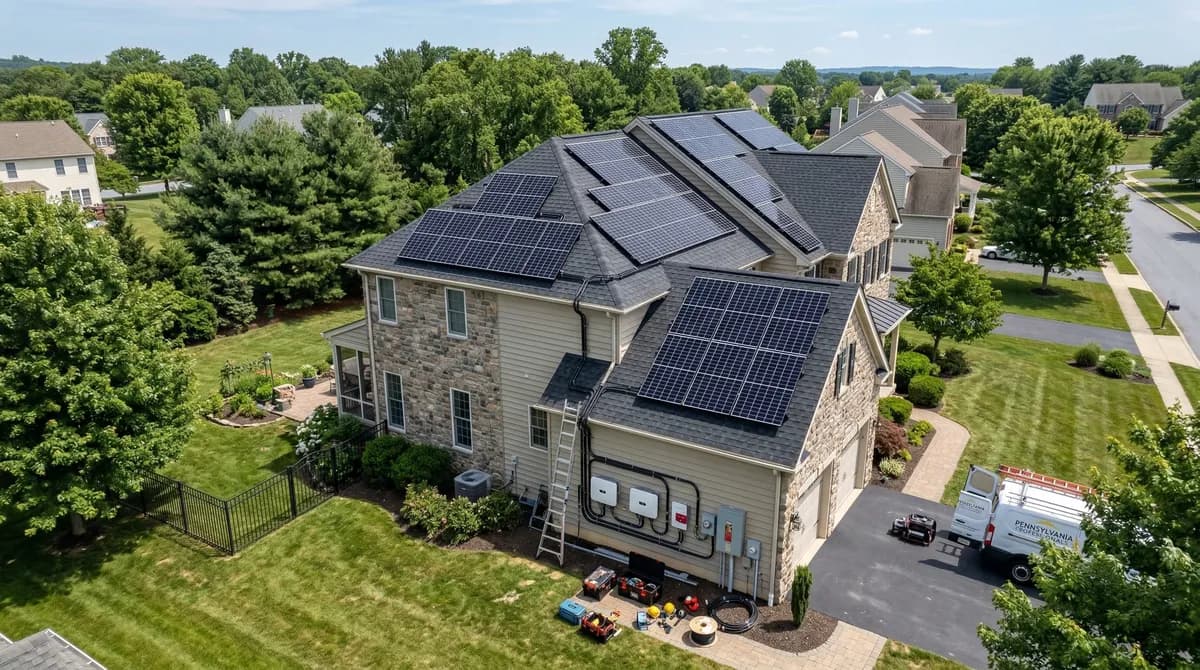 Solar installation cost breakdown in Pennsylvania