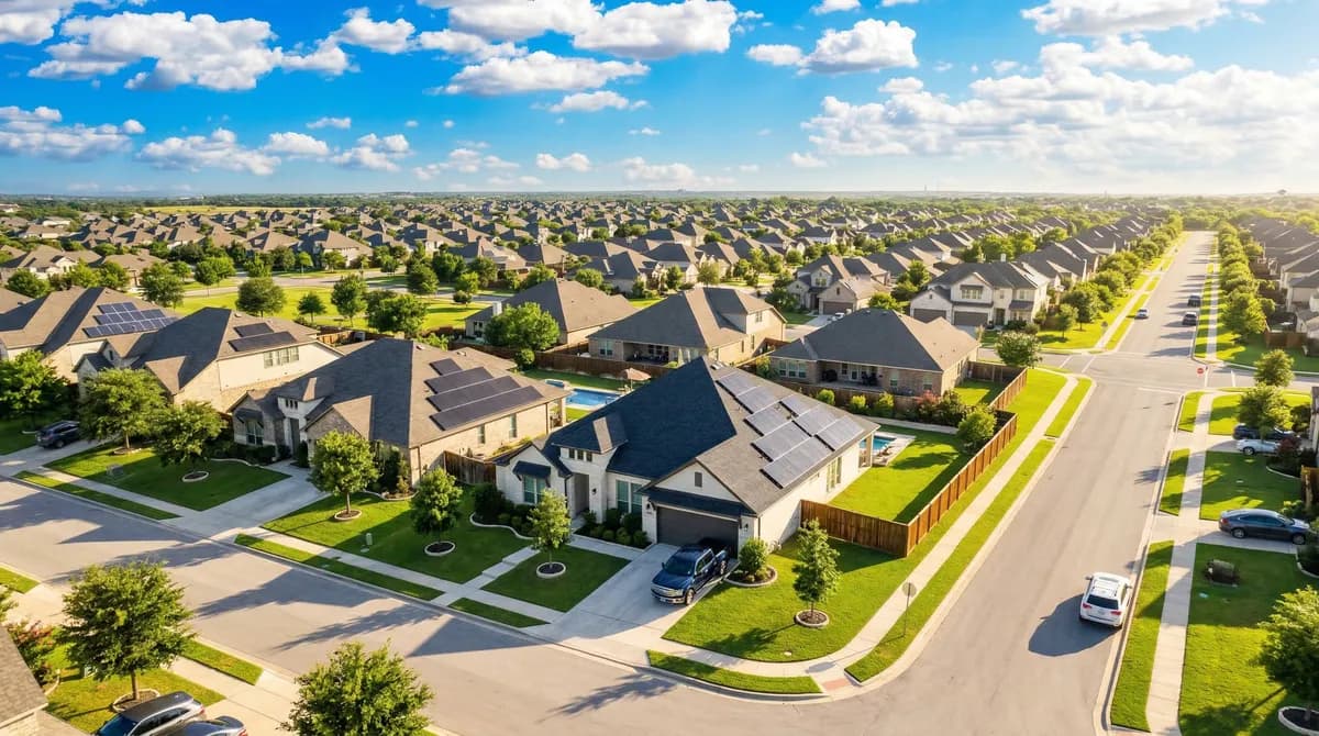 Texas home with solar panels under bright sun -- state and local incentives still active in 2026
