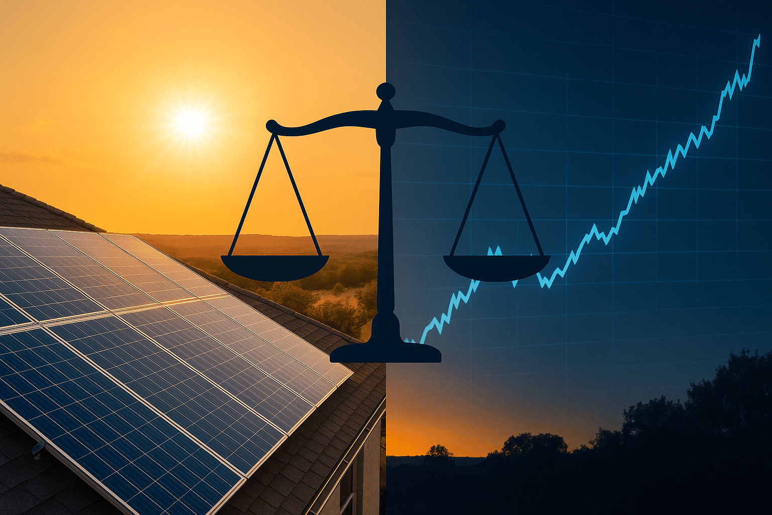 Solar investment vs stock market comparison for Texas