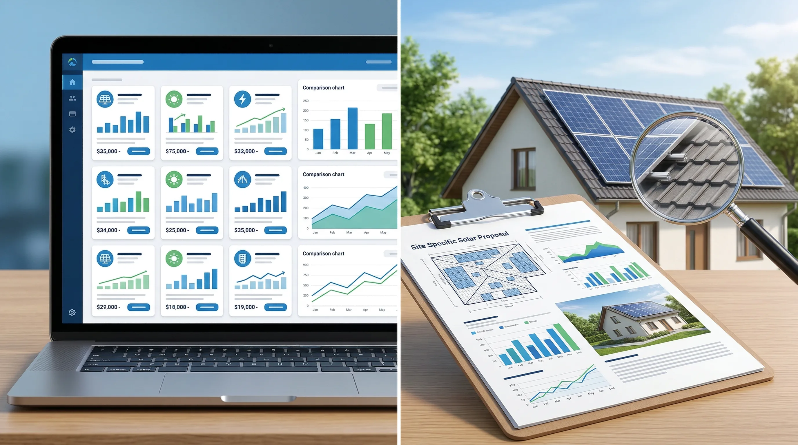 Solar marketplace vs local installer comparison