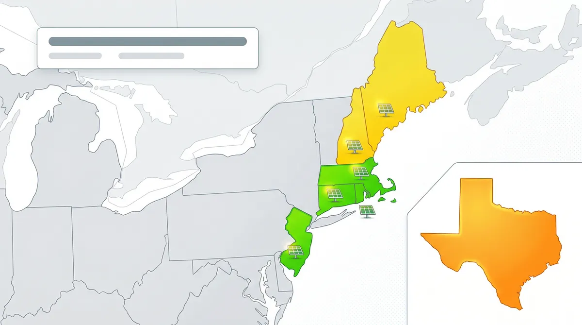 State-by-state solar verdict map showing where solar is strongest in 2026